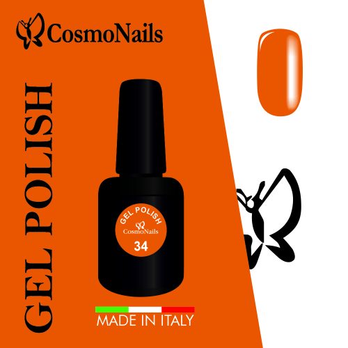 GEL POLISH 34 ORANGE